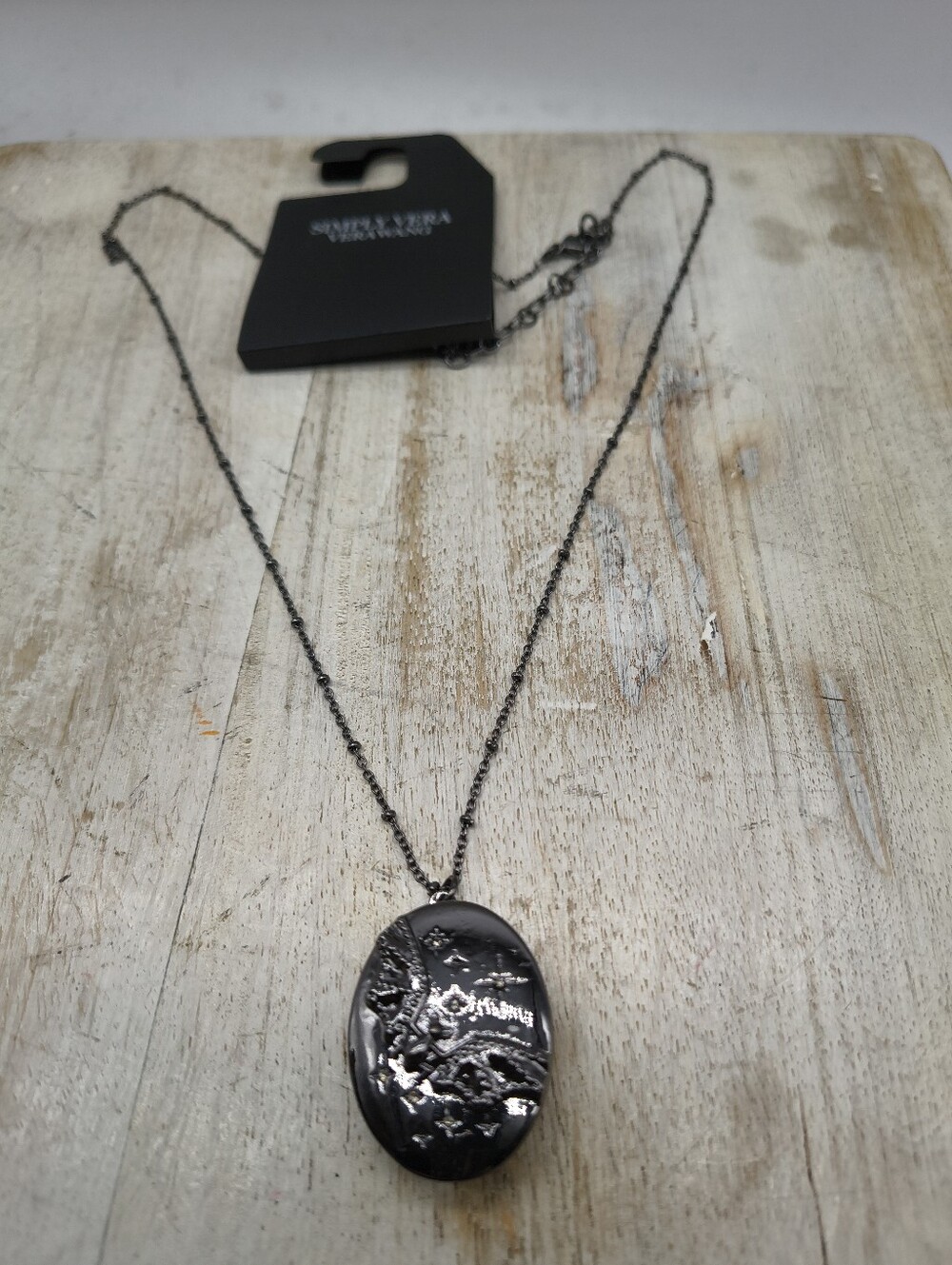 Simply Vera Vera Wang Bat Locket Necklace